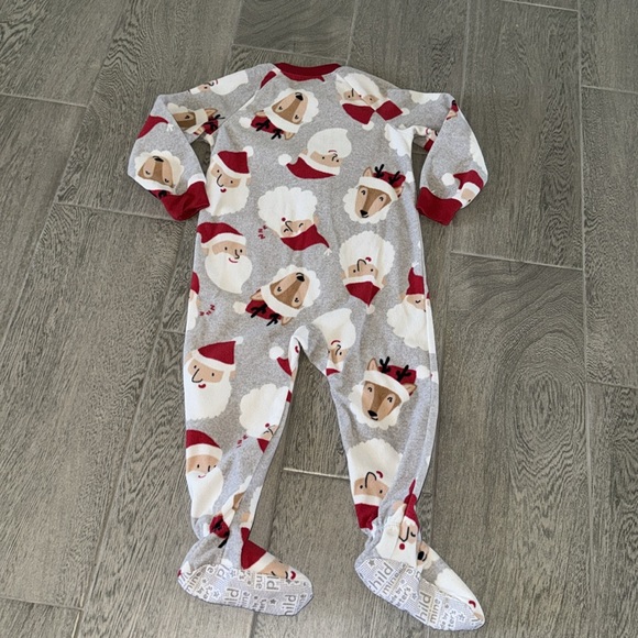 Child of mine by Carters Santa clause footsie pajamas - Picture 6 of 6